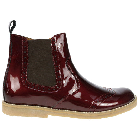 Stylish FRODDO Stiefelette G3160100-7 in weinrot lack color, perfect for any occasion