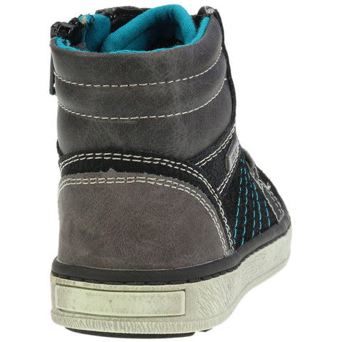 Komfortabler und strapazierfähiger Knöchelschuh in grau-schwarz