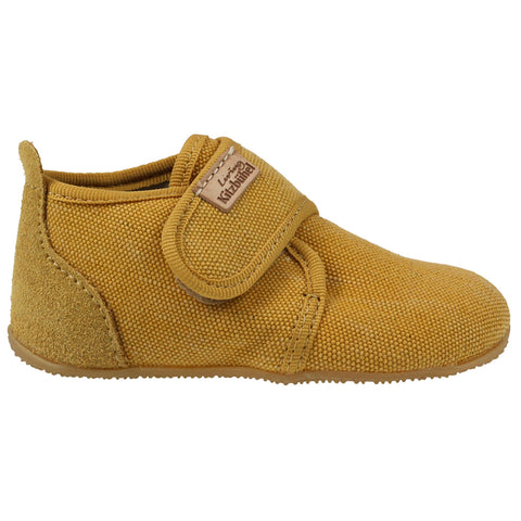 Yellow LIVING KITZBÜHEL Hausschuh 3120-134 with cozy, soft interior and durable rubber sole