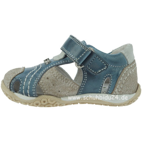 JOCHIE FREAKS Halbsandale 10070 - blau/beige
