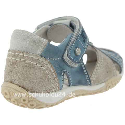 JOCHIE FREAKS Halbsandale 10070 - blau/beige