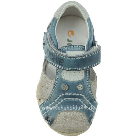 JOCHIE FREAKS Halbsandale 10070 - blau/beige