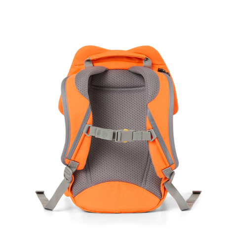 Kleiner Freund Krabbenmotiv Rucksack für Kinder in leuchtendem Neon