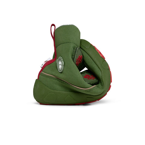 Green and red AFFENZAHN TEX Stiefel COMFY DRAGON with comfortable design