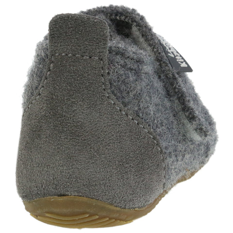 LIVING KITZBÜHEL Hausschuh 4022/610 - grau in gray color with a cozy feel