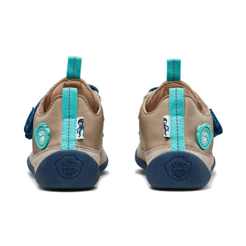 Flexible and lightweight sand and petrol barefoot shoe for kids