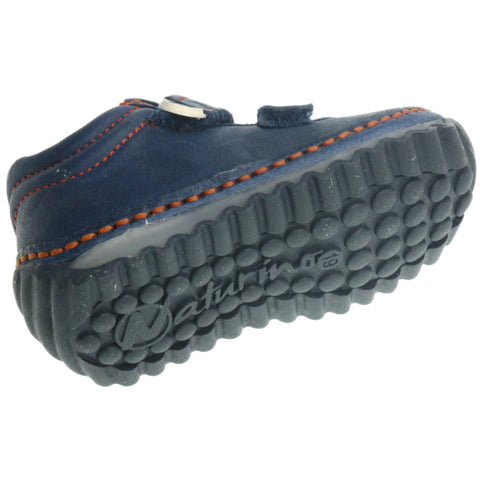 NATURINO Halbschuh CROW - navy / orange 9121