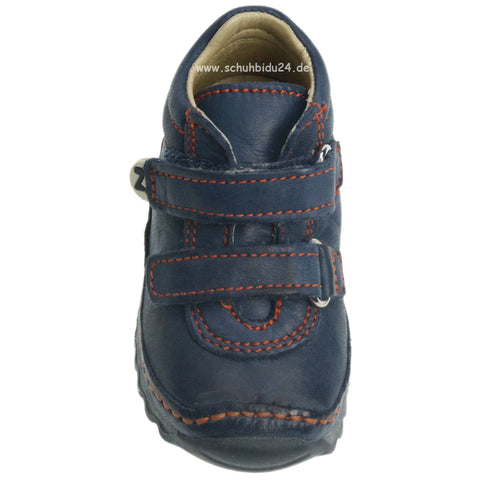 NATURINO Halbschuh CROW - navy / orange 9121