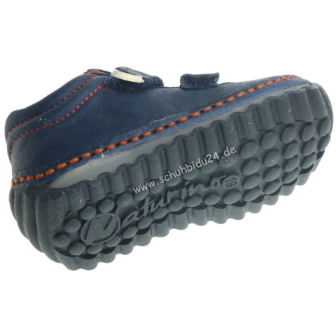 NATURINO Halbschuh CROW - navy / orange 9121