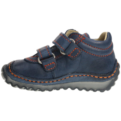 NATURINO Halbschuh CROW - navy / orange 9121