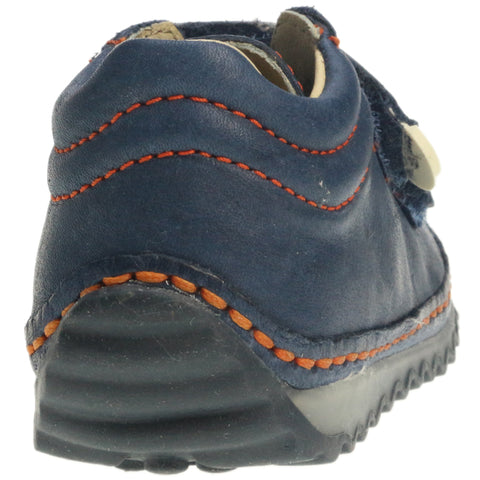 NATURINO Halbschuh CROW - navy / orange 9121