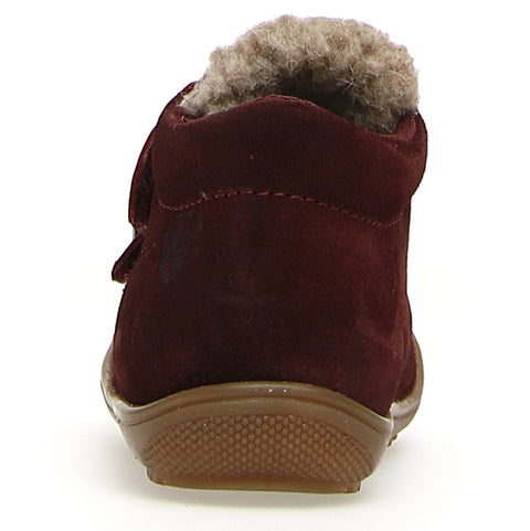 Kids' NATURINO RAINSTEP BRANT Ankle Boot in Berry with Warm Lining