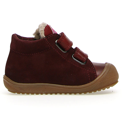 High-quality, waterproof and insulated NATURINO RAINSTEP Knöchelschuh BRANT in berry color