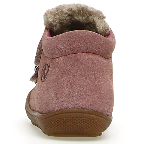 NATURINO RAINSTEP Knöchelschuh BRANT in altrosa, warm gefüttert, für Kinder