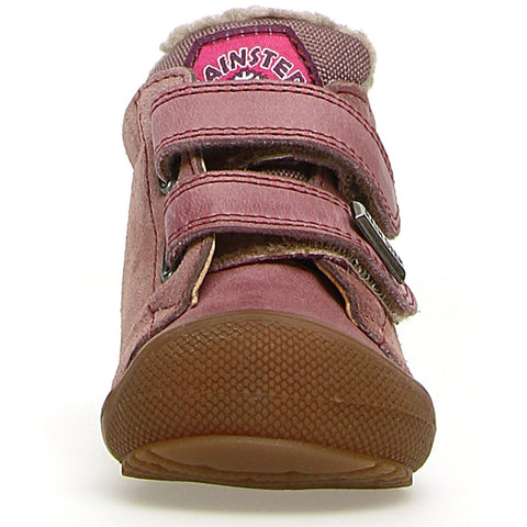 Girls' NATURINO RAINSTEP BRANT ankle boots in pink, lined and waterproof