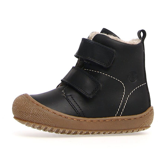 NATURINO Stiefel BUBBLE - schwarz: A stylish and durable black boot for kids, perfect for all weather conditions and outdoor activities