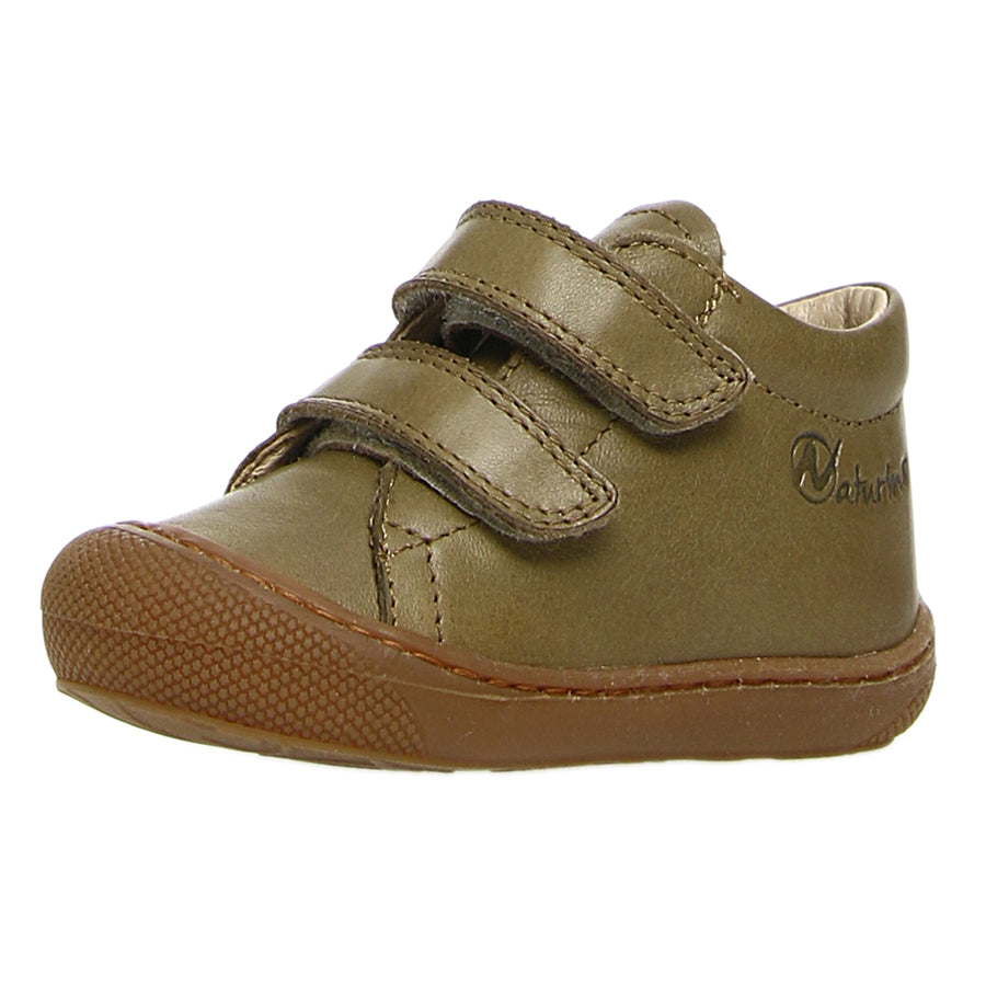 NATURINO Halbschuh COCOON in pistachio color with dark sole, comfortable and stylish footwear for kids