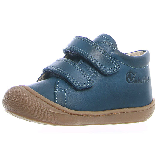 NATURINO Halbschuh COCOON ozean dunkle Sohle für stilbewusste Kinder