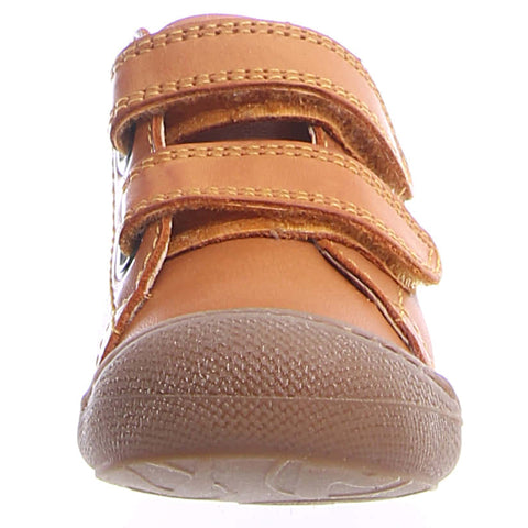 NATURINO Halbschuh COCOON - curry - dunkle Sohle in a shoe box packaging