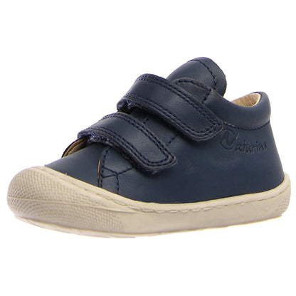 NATURINO Halbschuh COCOON in navy with light sole, ideal for active kids