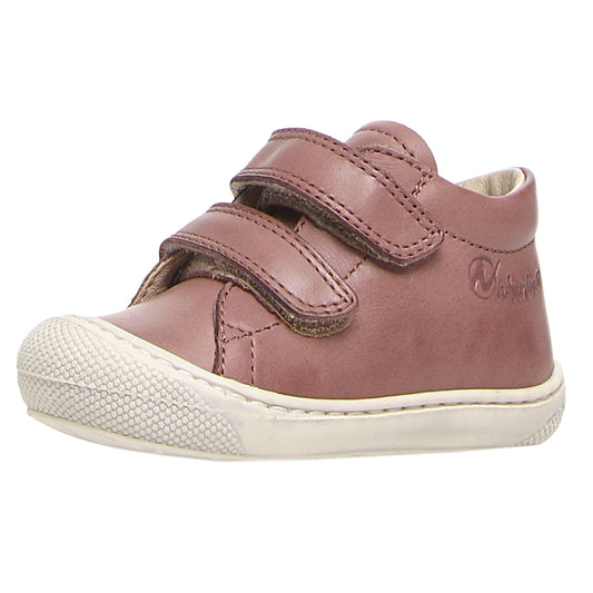 High-quality NATURINO Halbschuh COCOON in soft altrosa color with durable helle Sohle