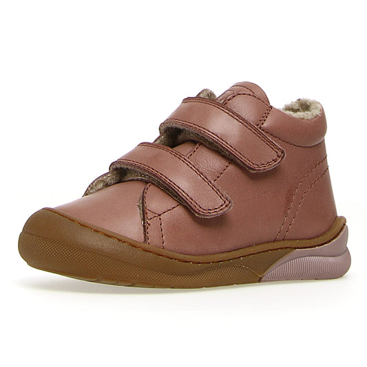 High-quality, cozy and stylish NATURINO Knöchelschuh NIREZ in soft pink, perfect for chilly days