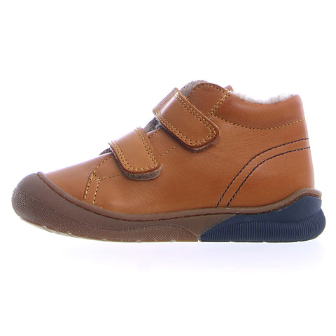 High-quality NATURINO Knöchelschuh NIREZ in curry color, lined and perfect for colder weather