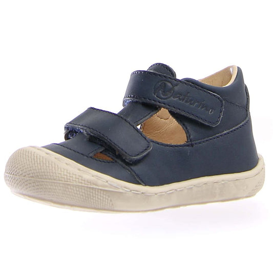 NATURINO Halbsandale PUFFY - navy: Comfortable and durable navy blue half sandal with cushioned sole