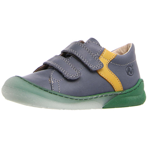 NATURINO Halbschuh SOLLY in celeste, green, and yellow color, a stylish and comfortable shoe for kids