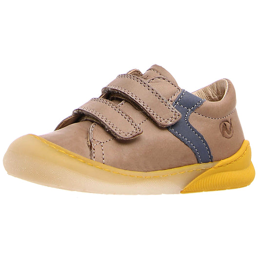 NATURINO Halbschuh SOLLY in taupe, gelb, and blau, a stylish and comfortable footwear option for children