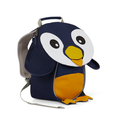Colorful AFFENZAHN Rucksack KLEINER FREUND featuring a cute and playful penguin design