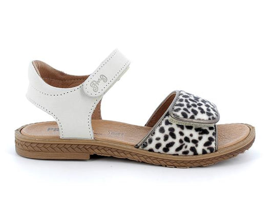 PRIMIGI Sandale 73942-11 créme Leopard patterned comfortable and stylish sandals for women