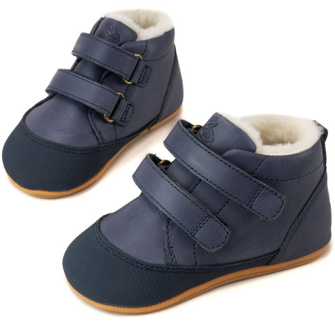 BUNDGAARD PreWalker III WINTER BG501022 - navy, soft and warm baby shoes for winter