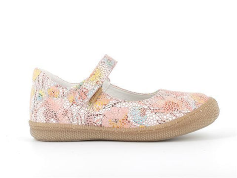 PRIMIGI Ballerina 74175 - Blumen - Mosaik in pink with floral and mosaic design, perfect for girls' casual and formal outfits