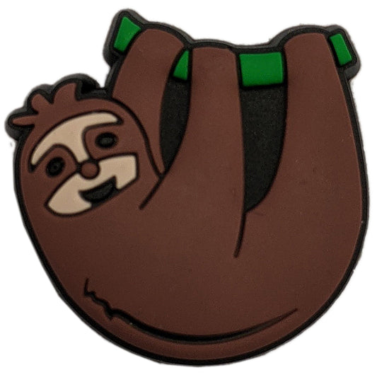 Ein Paar CROCS Jibbitz Faultierverzierungen, ideal für die Personalisierung Ihrer CROCS Schuhe