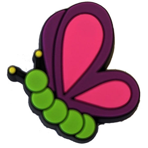 Glitzernde Schmetterling Jibbitz für CROCS - funkelnde Accessoires für Schuhe