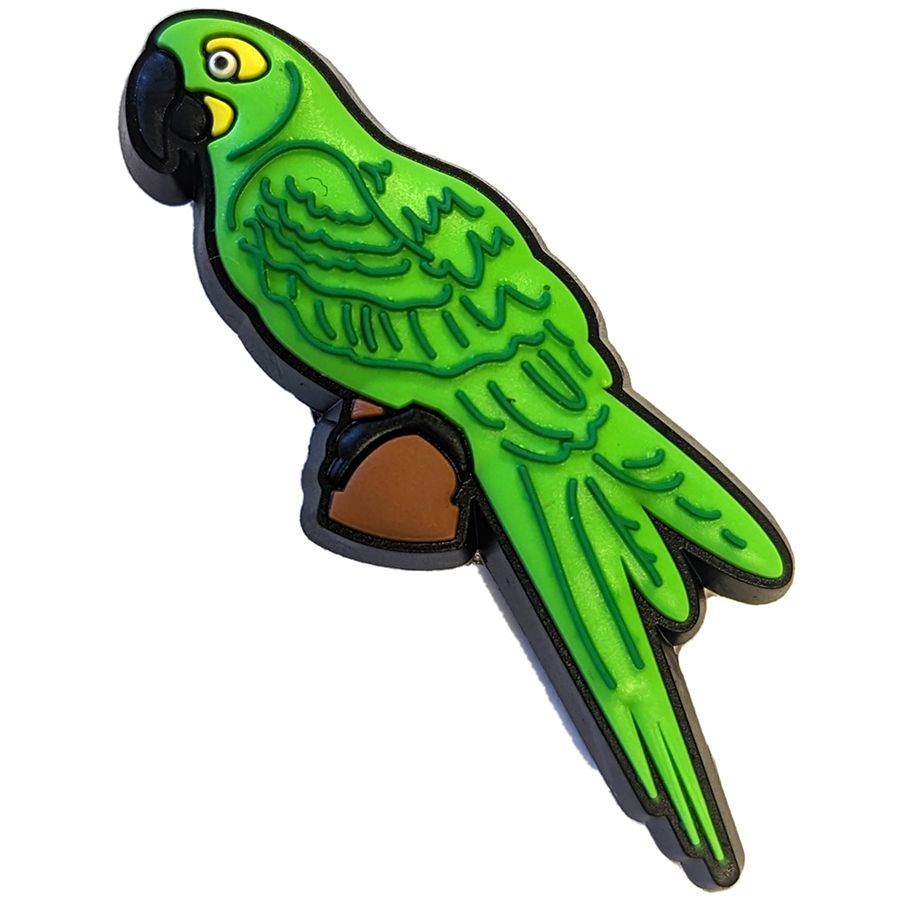 CROCS Jibbitz - Papagei - grün