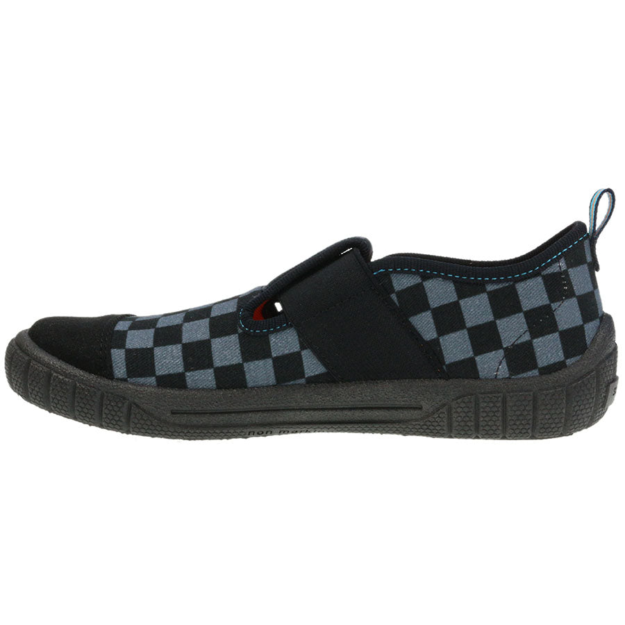 Superfit Hausschuh 276-03 in black with checkered pattern, comfortable and stylish