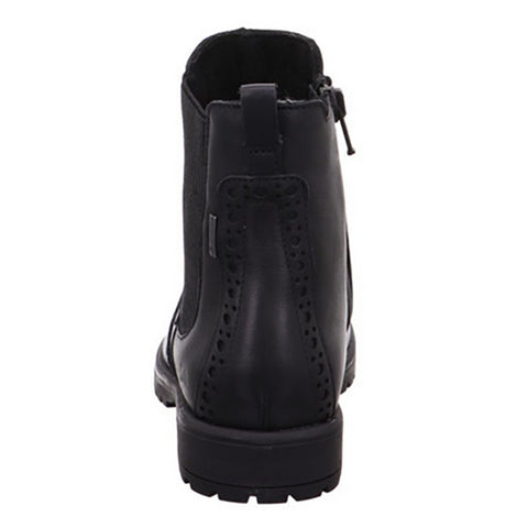Black SUPERFIT GORE-TEX Galaxy 6167-00 Stiefelette, a waterproof and durable boot for outdoor activities