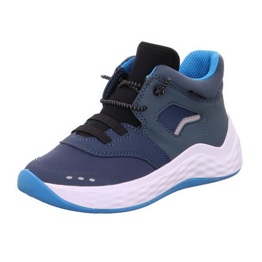 Blue and black SUPERFIT GORE-TEX Knöchelschuh BOUNCE 9530-80 shoe with durable and waterproof material for outdoor activities
