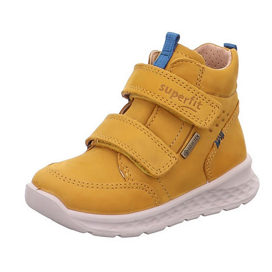 Yellow SUPERFIT GORE-TEX BREEZE 367-60 ankle shoe with durable waterproofing