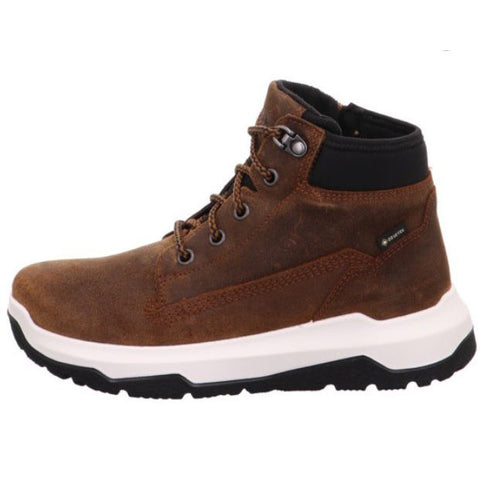 GORE-TEX Knöchelschuh SPACE 494-300 braun - schwarz walking shoe on white background