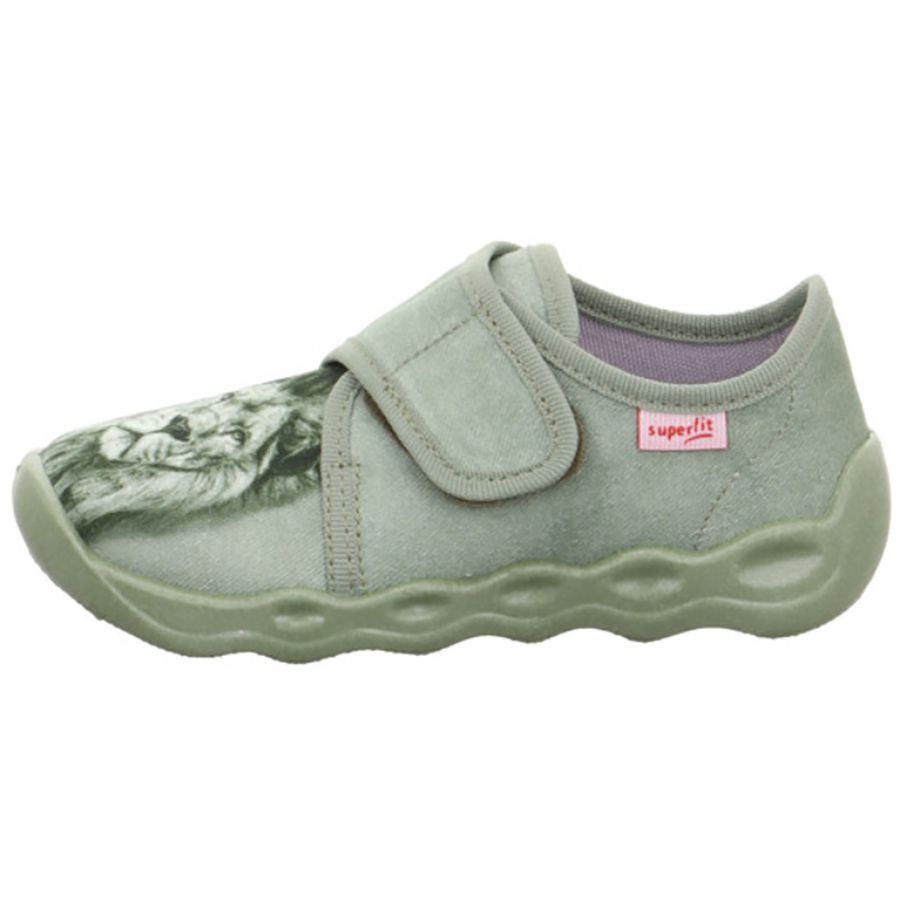 Superfit Bubble 6274-751 green lion slippers - comfortable and stylish footwear for kids