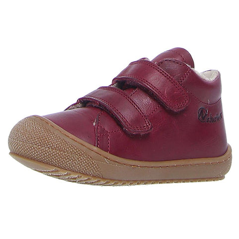 NATURINO Halbschuh RACOON in beere color, lined and insulated for warmth