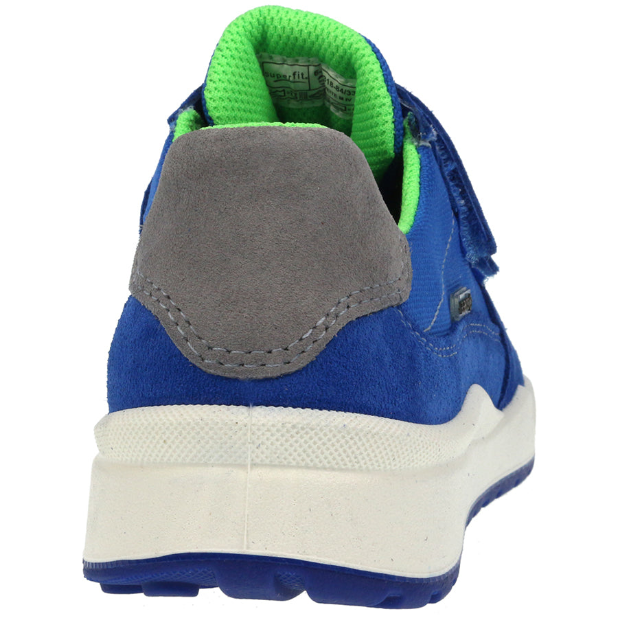  Side view of the comfortable and stylish blue SUPERFIT GORE TEX Halbschuh 318-84 