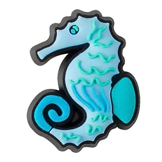 CROCS Jibbitz - Seepferdchen - Ein bunter Schuh-Zubehör-Anhänger in Form eines Seepferdchens