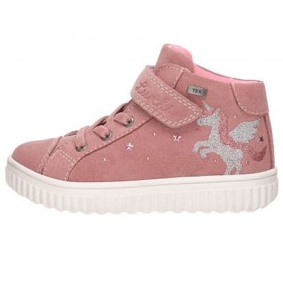 LURCHI TEX Knöchelschuh YUNA 37026-23 - rosa - Einhorn girls' ankle boot in pink with unicorn design and sturdy construction
